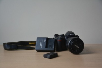 Nikon d3100 + obiektyw 