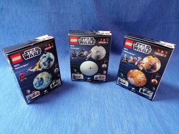 Unikatowy zestaw LEGO Star Wars 9674, 9675, 9676