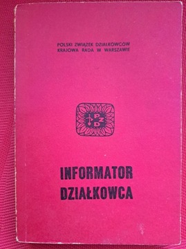 Informator Działkowca 1984 r.