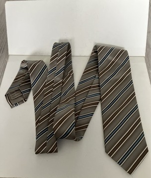 krawat MAYBACH jedwabny 100% seide, made in italy, 155cm 80mm, do garnituru