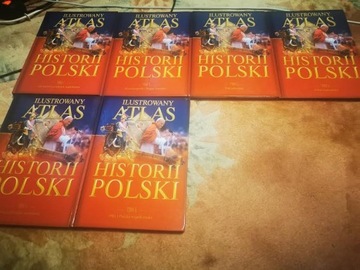 6 Tomów Atlas Historii Polski 