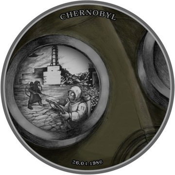 CZARNOBYL 2021 LUDZKIE TRAGEDIE CHERNOBYL NIUE 2oz