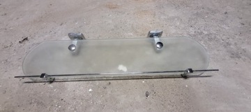 Półka szklana łazienkowa 52cm x 15cm