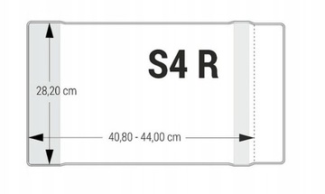 Okładka na książkę S4 Biurfol 28,2cmx 44cm -25szt.
