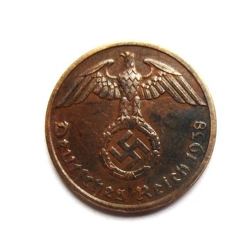1 Pfennig 1938 r. A.  Niemcy