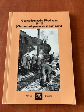 Kursbuch Polen 1942 Generalgouvernement REPRINT