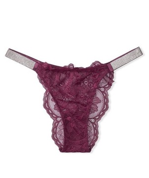 Victoria’s Secret majtki XS S  burgund sexy 