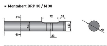 GROT MŁOT MONTABERT BRP 30 / M30