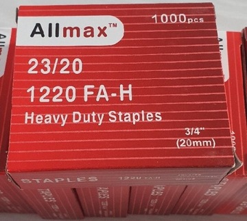 Zszywki 20mm Allmax