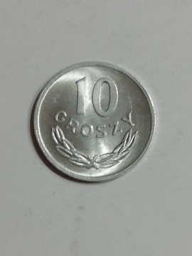 Moneta 10 groszy 1974 r stan unc. 