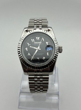 Seiko Arabic Datejust Automatic Mod Black