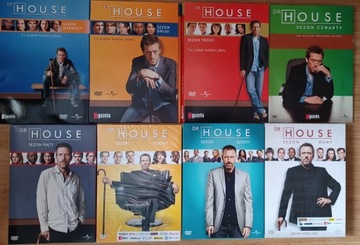 Dr House  8 sezonów  edycja polska DVD
