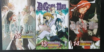 Manga D.Gray-man VIZ media ENG (vol. 14, 15, 16)