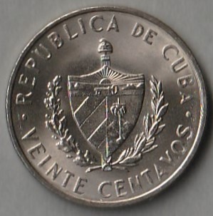 Kuba 20 centavos 1962 - Jose Marti