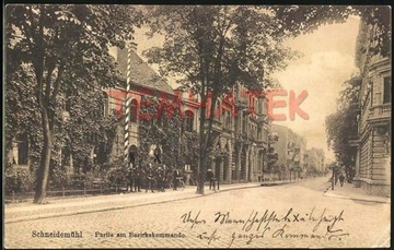 PIŁA Schneidemuhl Bezirkskommando 1900