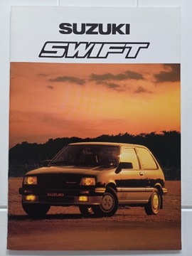 Prospekt Suzuki Swift. 198? UNIKAT