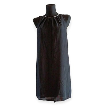 H&M elegancka czarna sukienka na ramiączkach 38