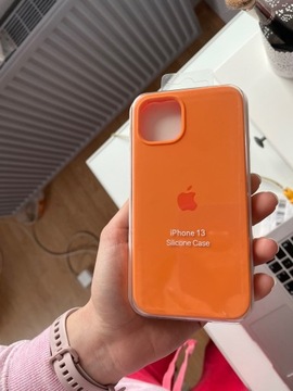 Case iPhone 13 etui silikonowe logo apple