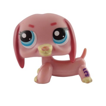 LITTLEST PET SHOP LPS - Piesek Jamnik #1306 [j143]