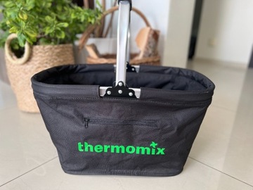 Składany koszyk zakupowy z logo Thermomix