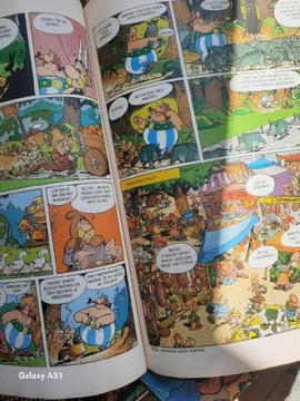 Komiks Asteriks wydanie z leksonem