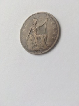 Moneta UK 1 Penny 1919