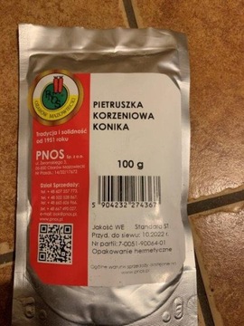 pietruszka korzeniowa konika