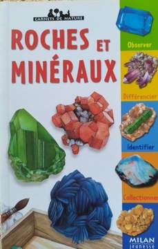 Roches et mineraux minerały przewodnik 