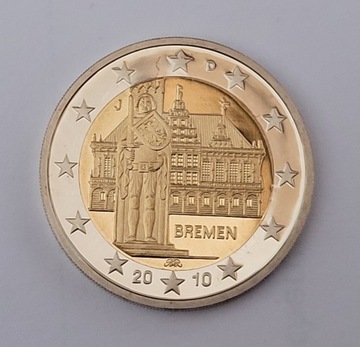 2 Euro DEUTSCHLAND 2010 PP literka G