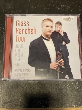 CD Glass Kancheli Tuur music for violin and piano