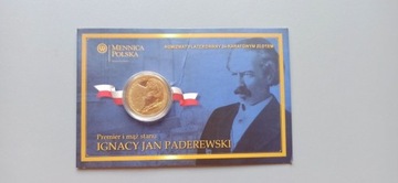 Numizmat Ignacy Jan Paderewski