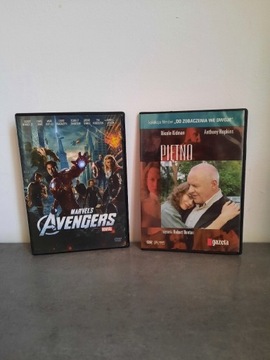 Pudełka po filmach Avengers i Piętno 