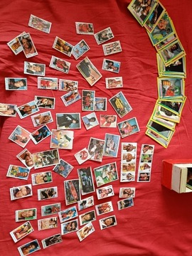 Karty kolekcjonerskie znaczki duży zestaw 