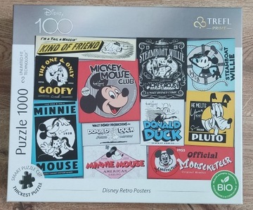 Trefl, Puzzle, Prime Uft, Disney Retro 1000 el.