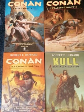 Conan 3 tomy i Kull 1 tom. R. E. Howard.