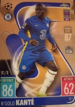 karta KANTE  TOPPS CHROME MATCH ATTAX 2021/2022