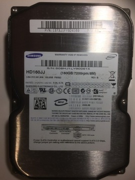 Dysk SATA Samsung HD160JJ 160GB 3,5'' + kabel