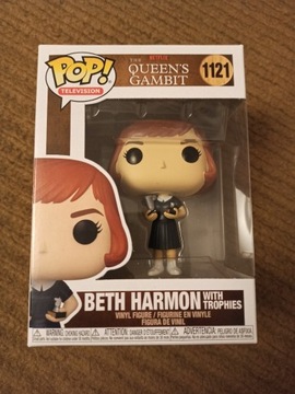 Funko Pop! Beth Harmon with trophies 1121