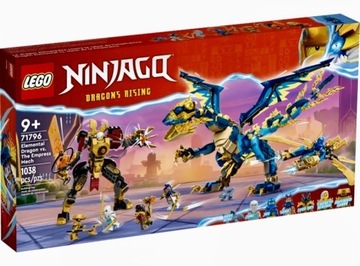 LEGO Ninjago # 71796 - Smok żywiołu kontra mech cesarzowej NOWE! 9+