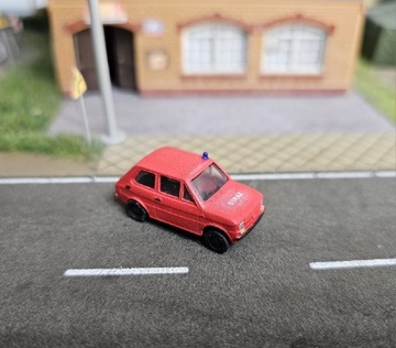 Fiat 126 - Straż Pożarna - 1:87 H0