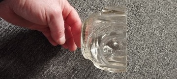 PRL cukiernica z grubego szkła miseczka