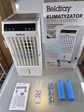 Klimatyzator Przenośny Beldray 65W 6L Pilot Komplet