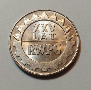 20 złotych 1974 - XXV lat RWPG
