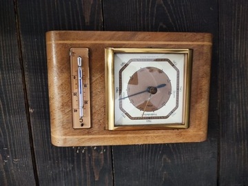 Drewniany barometr termometr Hoselbarth