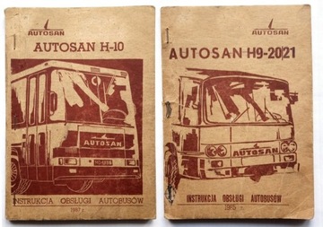 Autosan H10 i H9  instrukcje obsługi autobusu 1985