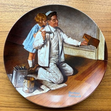 Talerz Norman Rockwell idealny