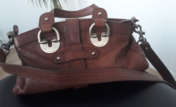 BALLY -  torebka vintage że skóry naturalnej 