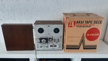 Magnetofon Szpulowy AKAI X-150D custom deck