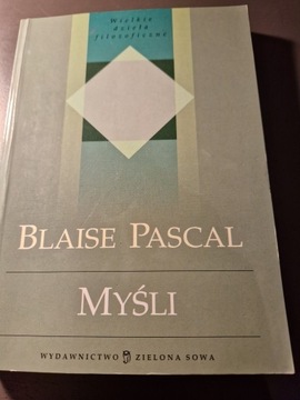 MYŚLI Blaise Pascal
