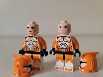 LEGO STAR WARS 2x Clone Bomb Squad Trooper [DWIE FIGURKI +BLASTERY]